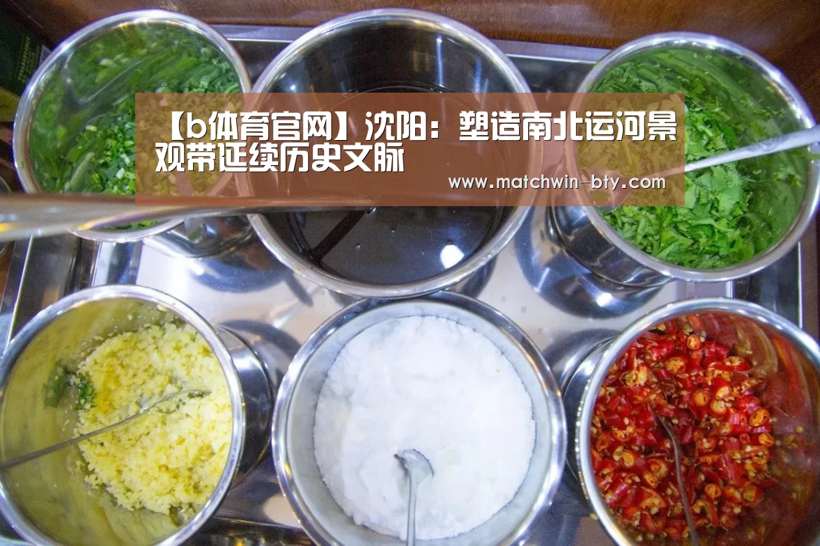 【b体育官网】沈阳:塑造南北运河景观带延续历史文脉(图2) b体育直播